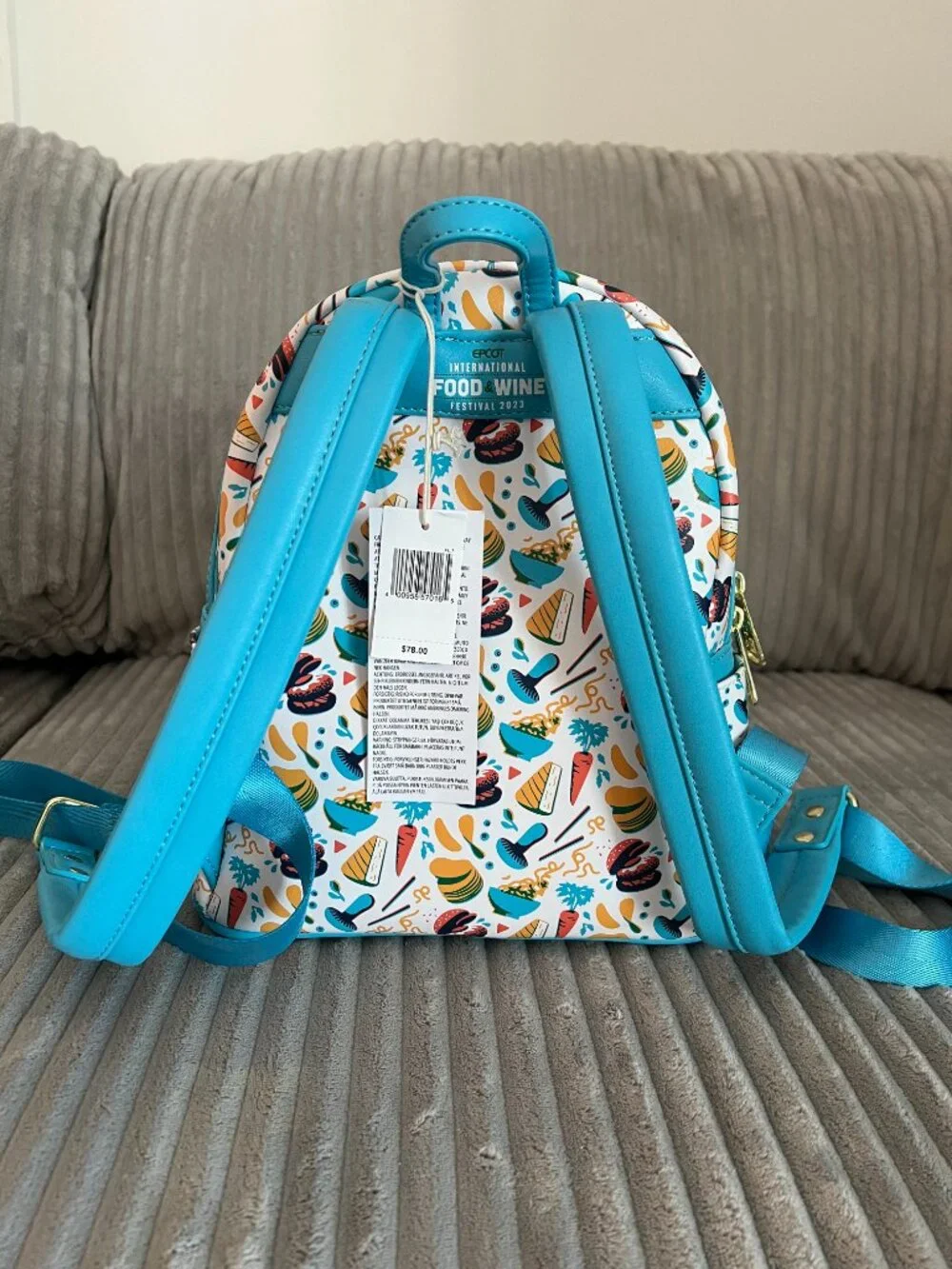 NWT Disney Loungefly EPCOT Food Wine Festival 2023 Spaceship Earth Backpack